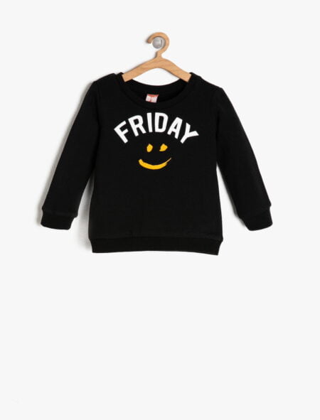 Свитшот Friday KotonBaby 9KMB18689ZK999 Черный
