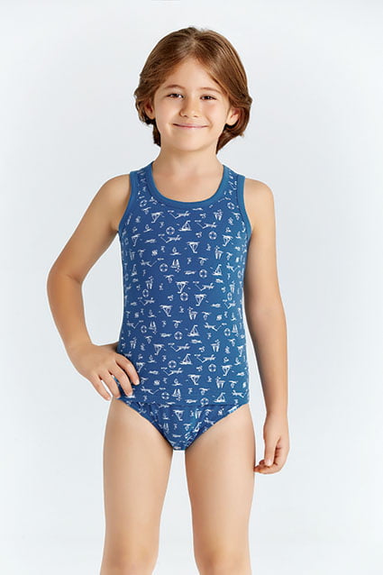 Майка Baykar Письмо 2592 Синий