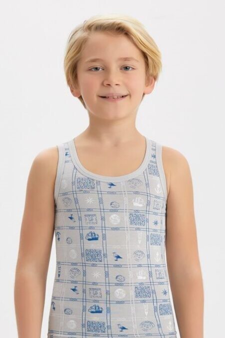 Майка Baykar Письмо 2592 Серый